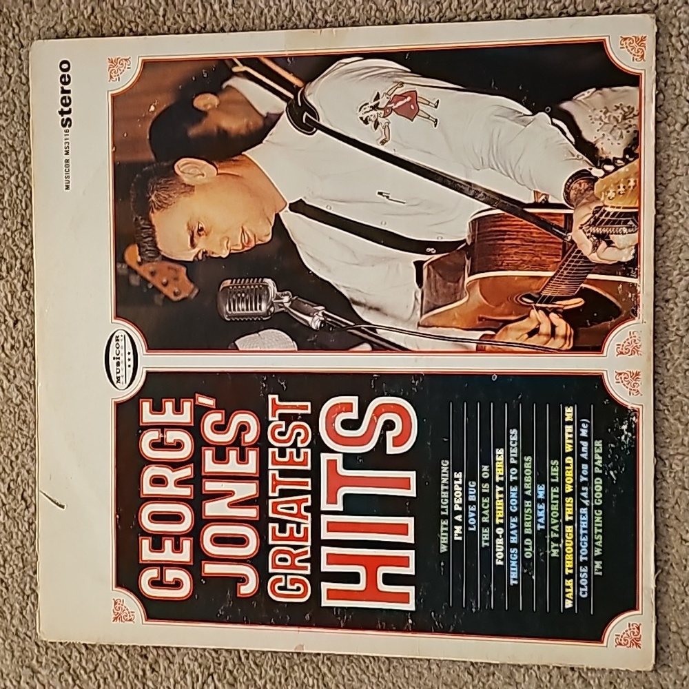 George Jones Vinyl Record